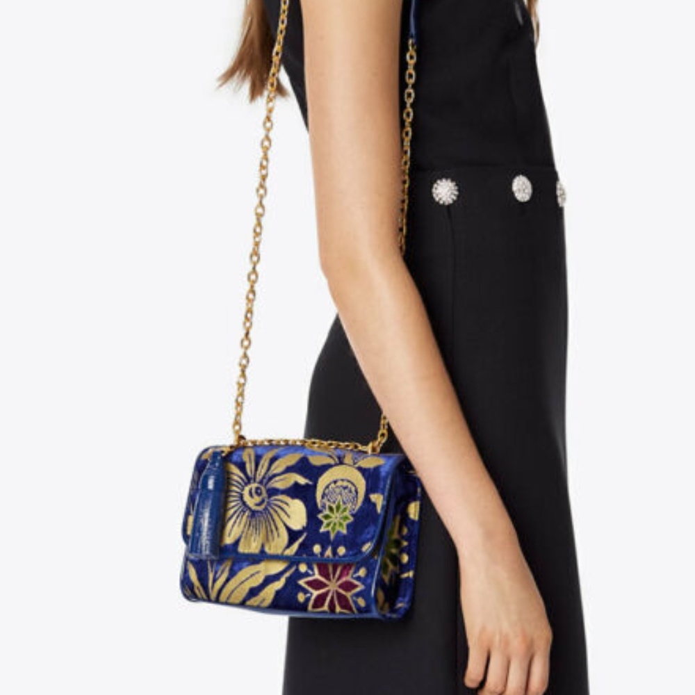 Tory Burch Cosmic Floral Crossbody Bag - Picture 3 of 14